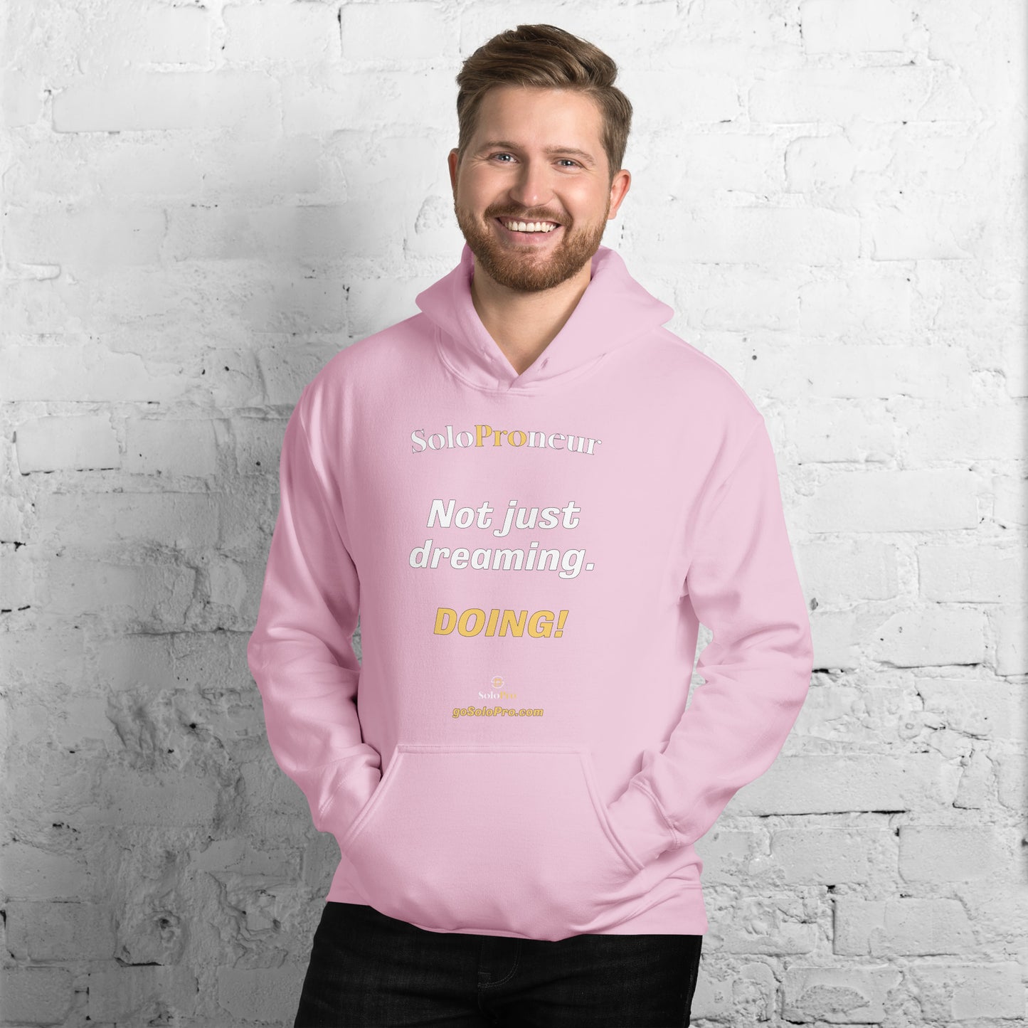"Not just dreaming. Doing!" - Unisex Hoodie