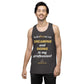 "DREAMING AND DOING is my Profession" - Men’s premium tank top