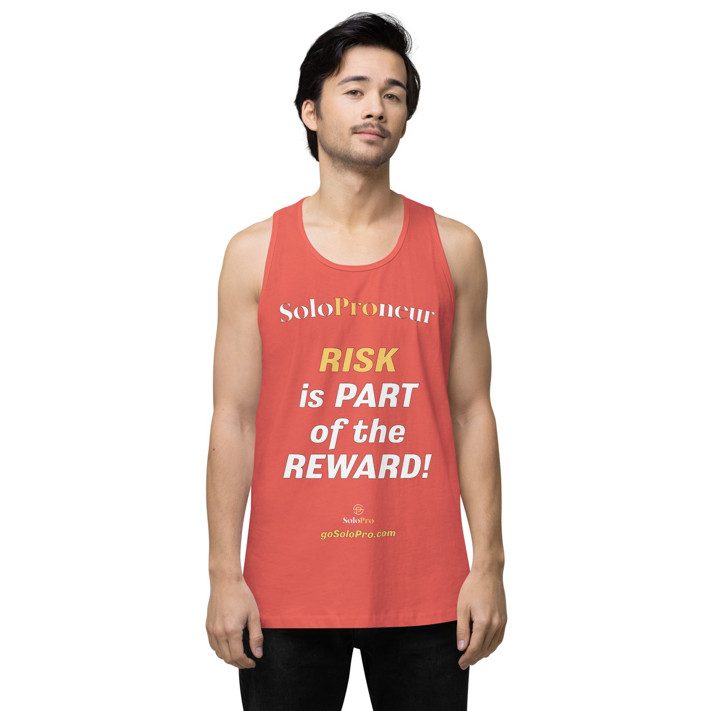 "RISK is PART of the REWARD!" -﻿ Men’s premium tank top