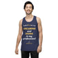 "DREAMING AND DOING is my Profession" - Men’s premium tank top