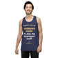 "Working Hard to Pay My Employee Well" - ﻿ Men’s premium tank top