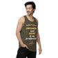 "DREAMING AND DOING is my Profession" - Men’s premium tank top