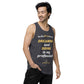 "DREAMING AND DOING is my Profession" - Men’s premium tank top
