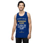 "Working Hard to Pay My Employee Well" - ﻿ Men’s premium tank top