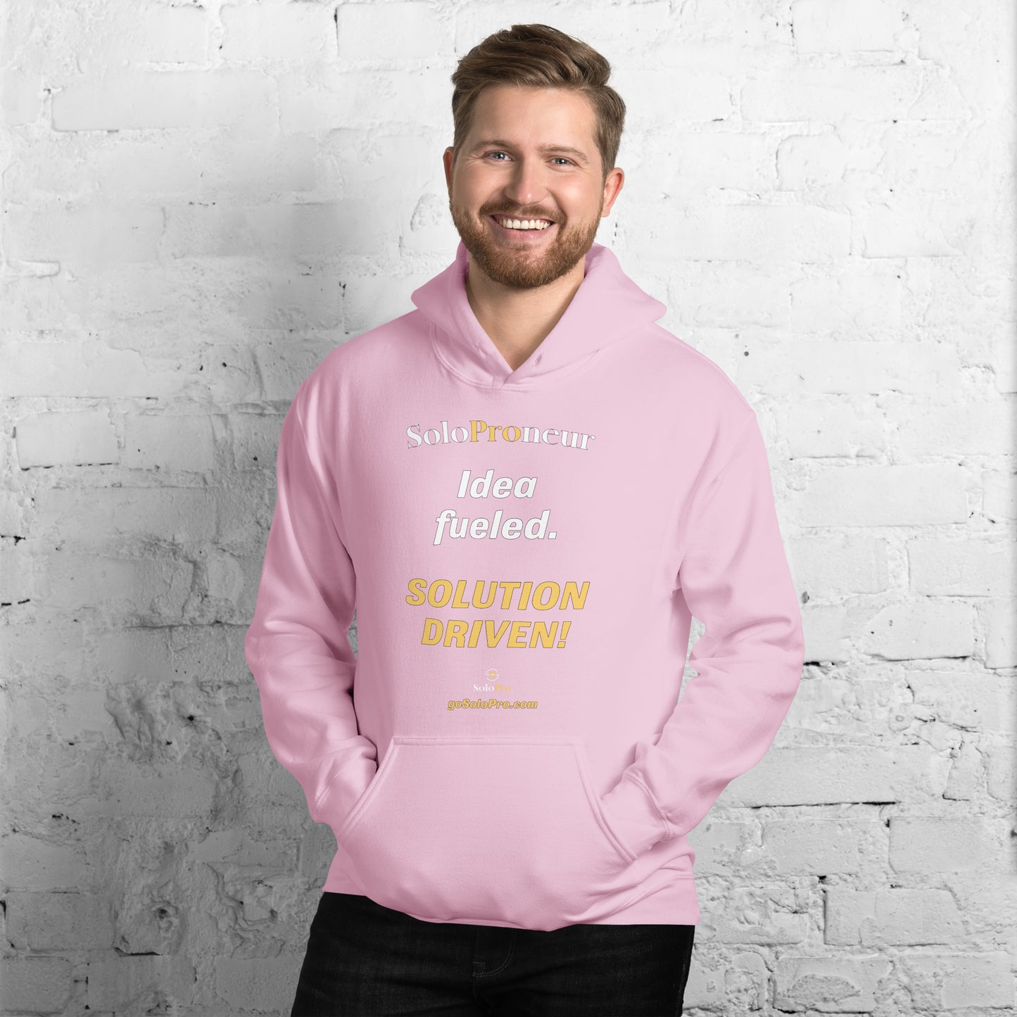 "Idea fueled. SOLUTION DRIVEN!" - Unisex Hoodie