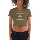 "DREAMING and DOING" Women’s Crop Tee
