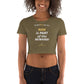 "RISK is PART of the REWARD!" - Women’s Crop Tee